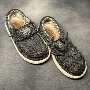 Kids' Heather Grey Hey Dude's size 11